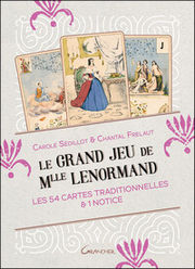 SEDILLOT Carole & FRELAUT Chantal Le Grand Jeu de Mlle Lenormand - Les 54 cartes traditionnelles & 1 notice - Coffret Librairie Eklectic