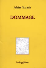 GALATIS Alain Dommage Librairie Eklectic