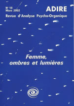 Collectif Femme, ombres et lumières - Revue Adire n°18 Librairie Eklectic
