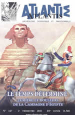 Collectif Revue Atlantis, n° 447. Le temps déterminé. Lumière et douleurs de la campagne d´Egypte Librairie Eklectic