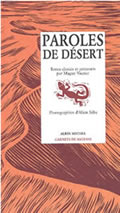 Collectif Paroles de désert Librairie Eklectic