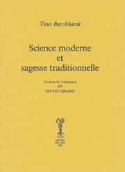BURCKHARDT Titus Science moderne et Sagesse traditionnelle Librairie Eklectic