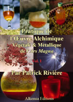 RIVIERE Patrick Pratique de lÂ´Oeuvre Alchimique vÃ©gÃ©tale et MÃ©tallique de lÂ´ars Magna. Vol.1 Librairie Eklectic