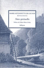 Marie-Antoinette de GEUSER (Consummata) Notes spirituelles Librairie Eklectic
