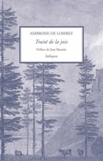 DE LOMBEZ Ambroise Traité de la joie Librairie Eklectic