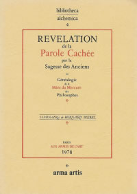 Inconnu Révélation de la Parole Cachée par la Sagesse des Anciens, ou Généalogie de la Mère du Mercure Librairie Eklectic