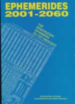 - éphémérides 2001-2060 (à zéro heure) --- épuisé Librairie Eklectic
