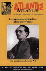 Collectif Atlantis n°432 : Alexandre Varille, l´égyptologue symboliste Librairie Eklectic