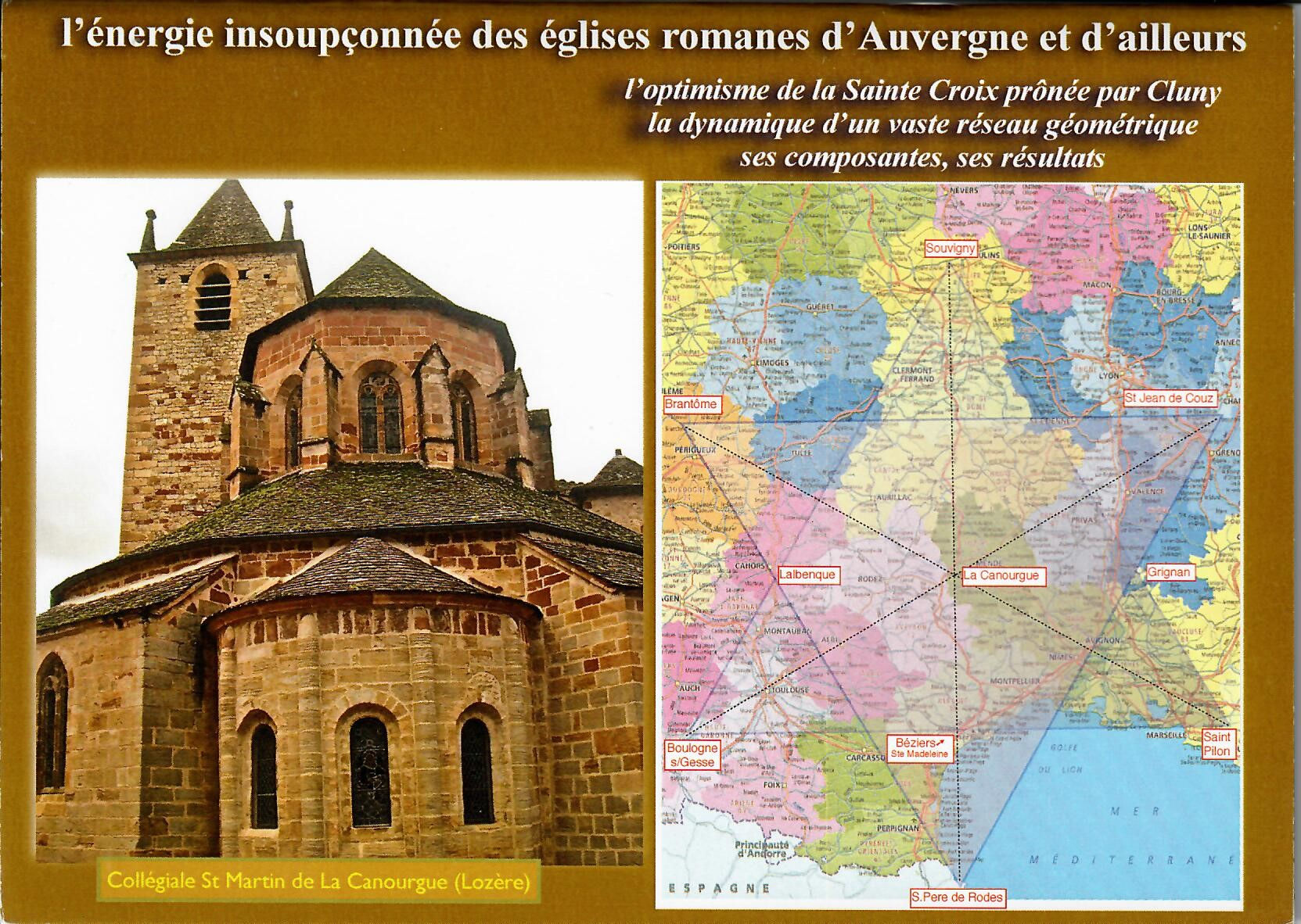 AUBAZAC André  L´énergie insoupçonnée des églises romanes d´Auvergne et d´ailleurs Librairie Eklectic