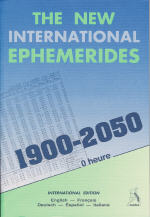 - éphémérides (New International) 1900-2050 (zéro heure) Librairie Eklectic