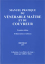 ALBAN Gilbert Manuel pratique du vénérable maître et du couvreur Librairie Eklectic