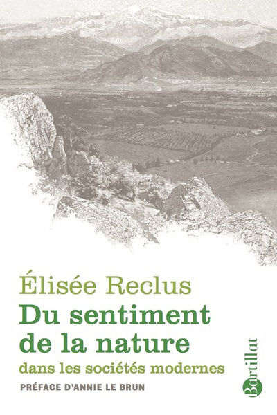 RECLUS Elisée Du sentiment de la nature dans les sociétés modernes (1866) Librairie Eklectic