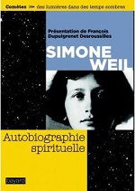 WEIL Simone Autobiographie spirituelle Librairie Eklectic