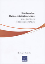 CHEFDEVILLE François Homéopathie Matière médicale pratique Librairie Eklectic