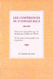 BACH Edward Dr Conférences du Dr Edward Bach (Les) Librairie Eklectic