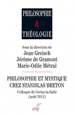 Collectif Philosophie et mystique chez Stanislas Breton  Librairie Eklectic