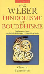 WEBER Max Hindouisme et Bouddhisme Librairie Eklectic