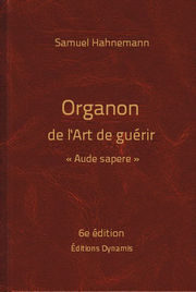 HAHNEMANN Samuel Organon de l´art de guérir Librairie Eklectic