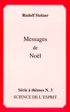 STEINER Rudolf Messages de Noël Librairie Eklectic