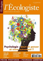 Collectif L´Ecologiste - Revue n°33 : Psychologie, peut-on penser et vivre autrement ? Librairie Eklectic