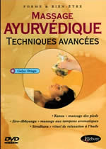 ORTEGA Galya Massage Ayurvédique Techniques Avancées (Kansu, Siro-Abhyanga, Sirodhara) - DVD Librairie Eklectic
