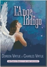 VIRTUE Doreen Coffret l´ange indigo - 44 cartes oracles + livret Librairie Eklectic