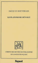 SOUVERAIN Jacques Platonisme dévoilé (Le), ou Essai touchant le Verbe Platonicien (1700) Librairie Eklectic