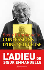 EMMANUELLE Soeur Confessions d´une religieuse. L´Adieu de Soeur Emmanuelle Librairie Eklectic