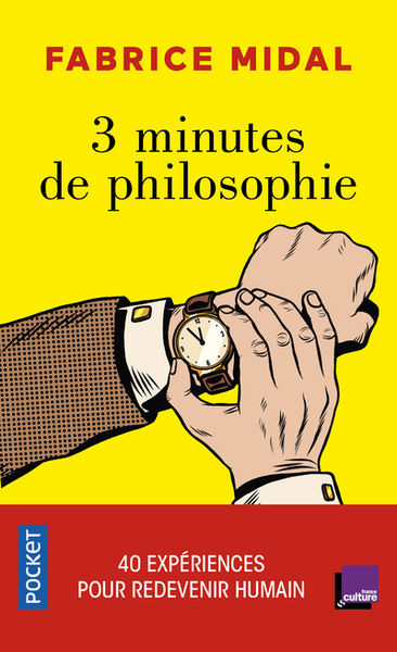 MIDAL Fabrice 3 minutes de philosophie pour redevenir humain Librairie Eklectic