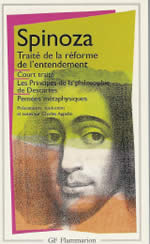 SPINOZA Baruch de Traité de la réforme de l´entendement - Court traité - Les Principes de la philosophie de Descartes - Pensées métaphysiques. Oeuvres Tome 1 (traduction et notes Charles Appuhn) Librairie Eklectic