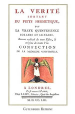 PHILOVITE Cosmocole Vérité sortant du puits hermétique (La) (1753) Librairie Eklectic