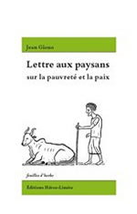 GIONO Jean Lettre aux paysans sur la pauvreté et la paix Librairie Eklectic