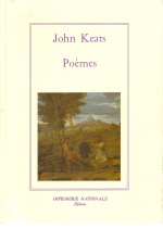 KEATS John Poèmes (bilingue) - Prés., trad. et notes par Robert Ellrodt Librairie Eklectic