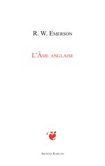 EMERSON Ralph Waldo Âme anglaise (L´) Librairie Eklectic