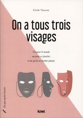 VINCENT Cécile On a tous trois visages : un pour le monde, un pour ses proches et un qu´on ne montre jamais Librairie Eklectic