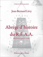LEVY Jean-Bernard Abrégé d´histoire du REAA Librairie Eklectic
