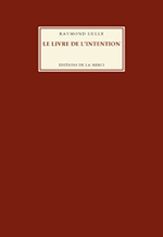 LULLE Raymond Le livre de l´intention  Librairie Eklectic