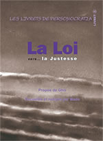 LANCTÔT Guislaine (alias Ghis) La Loi vers... la justesse - Livret n°5 Librairie Eklectic