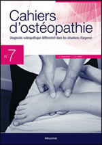 CHANTEPIE André & PEROT J.-F. Cahiers d´ostéopathie n°7 - Diagnostic ostéopathique différentiel dans les situations d´urgence  Librairie Eklectic