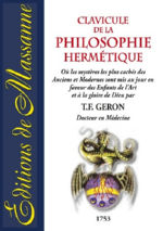 GERON T.F. Clavicule de la philosophie hermétique (1753) Librairie Eklectic