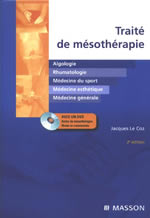 LE COZ Jacques Traité de mésothérapie (2e édition, avec 1 DVD) Librairie Eklectic