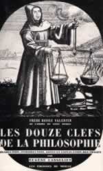 VALENTIN Frère Basile Douze clefs de la philosophie (Les) - traduction, notes et explication par E. Canseliet Librairie Eklectic