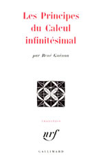 GUENON René Les principes du calcul infinitésimal (édition définitive) Librairie Eklectic