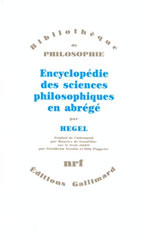HEGEL Georg Wilhelm Friedrich Encyclopédie des sciences philosophiques en abrégé (1830) Librairie Eklectic