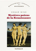 WIND Edgar Mystères païens de la Renaissance (Les) Librairie Eklectic