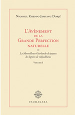 NYOSHUL KHENPO JAMYANG DORJE L´Avènement de la Grande Perfection naturelle ou La Merveilleuse Guirlande de joyaux des lignées de vidyadaras - Volume I Librairie Eklectic