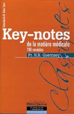 GUERNSEY H.N. Pr. Key-notes de la matière médicale - 196 remèdes (traduction Dr Robert Séror) Librairie Eklectic
