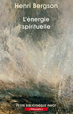 BERGSON Henri L´Energie spirituelle  Librairie Eklectic