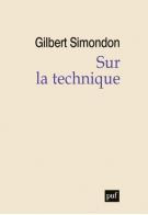 SIMONDON Gilbert Sur la technique  Librairie Eklectic