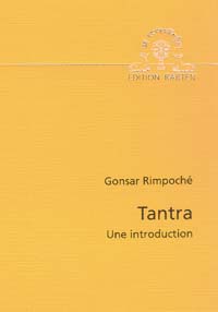 GONSAR Rimpoché Tantra - Une introduction Librairie Eklectic